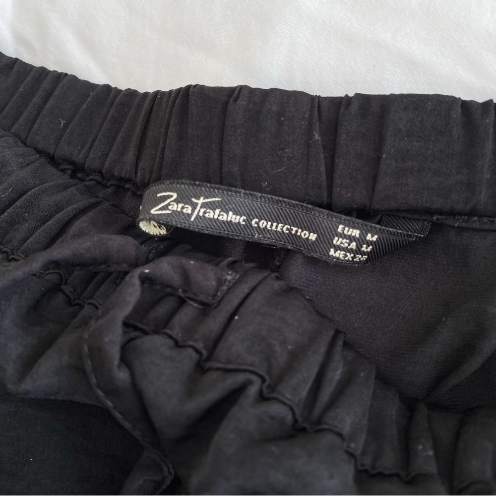 Zara | Silky Black Shorts - Picture 4 of 4